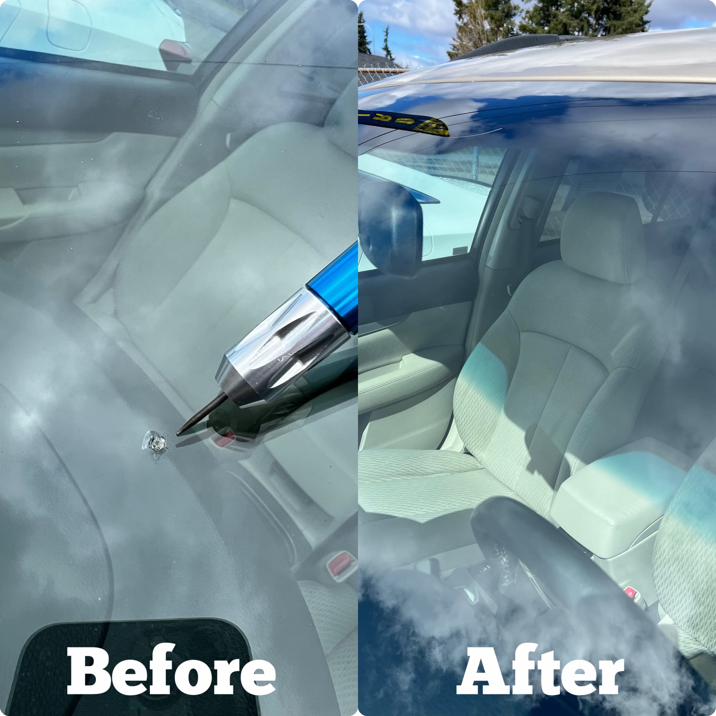 Recent windshield repair portfolio photo 3