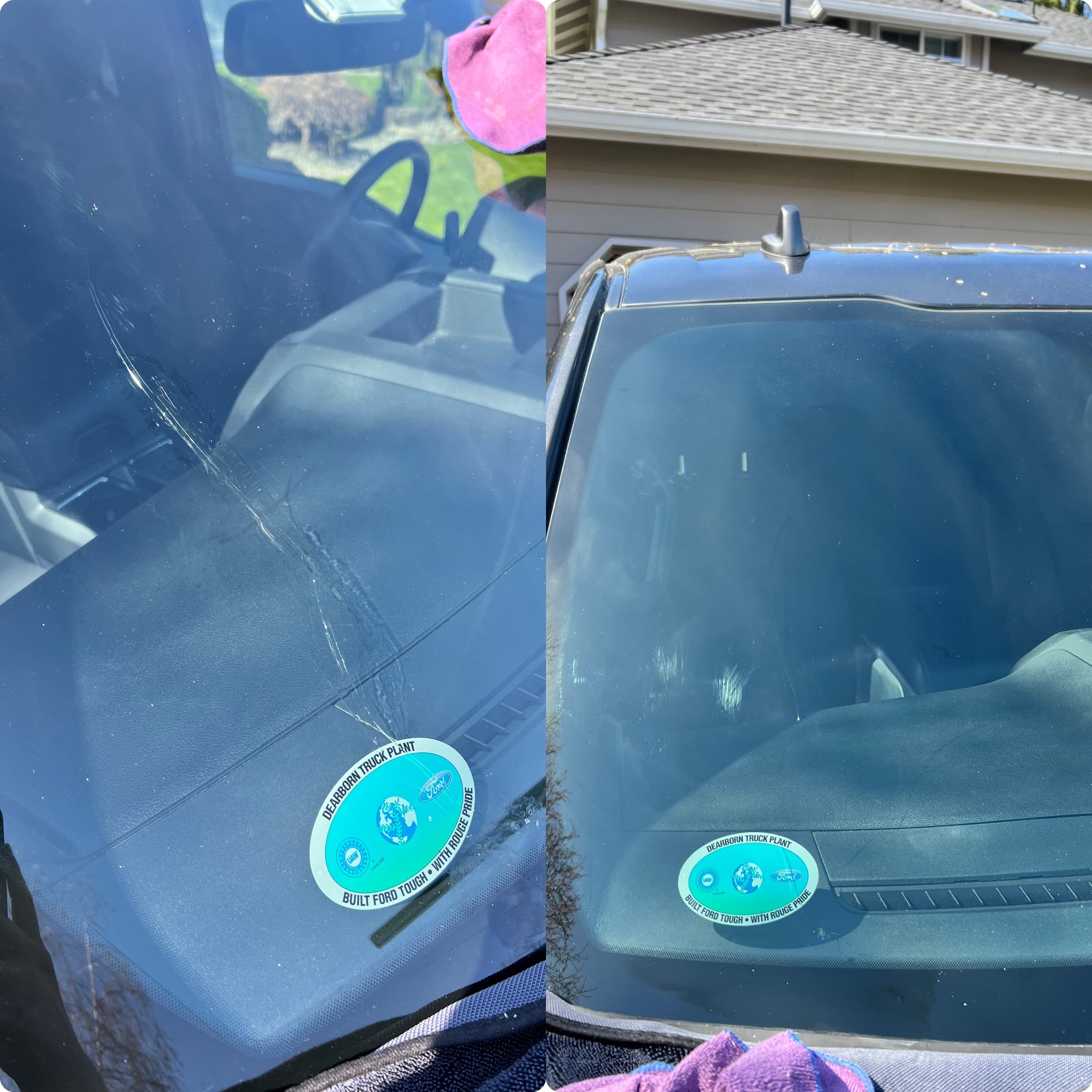 Recent windshield repair portfolio photo 5