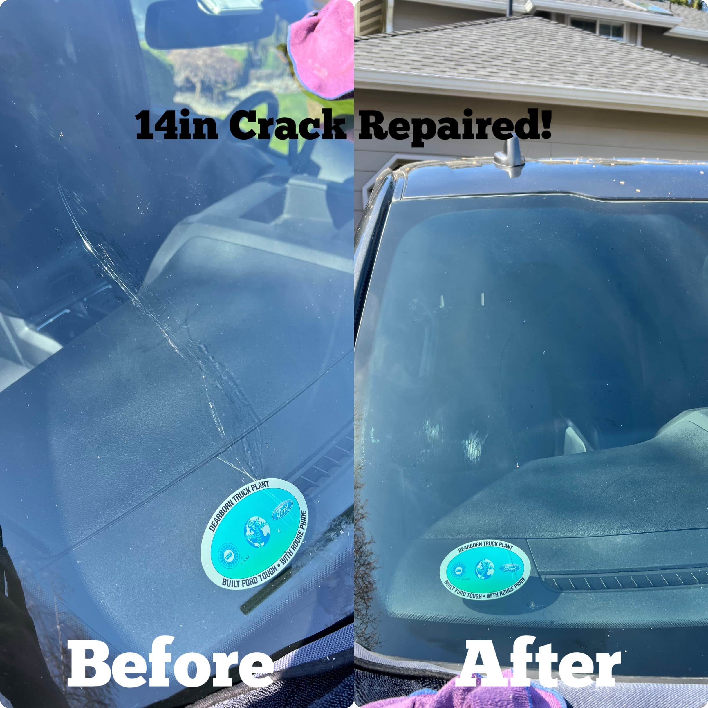 Recent windshield repair portfolio photo 7